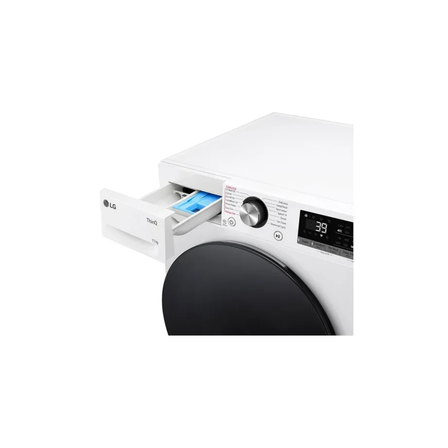 LG F4WR711S2W 11 kg valge A-klassi eestlaetav pesumasin, aurufunktsioon, Wi-Fi, 60 cm - 13