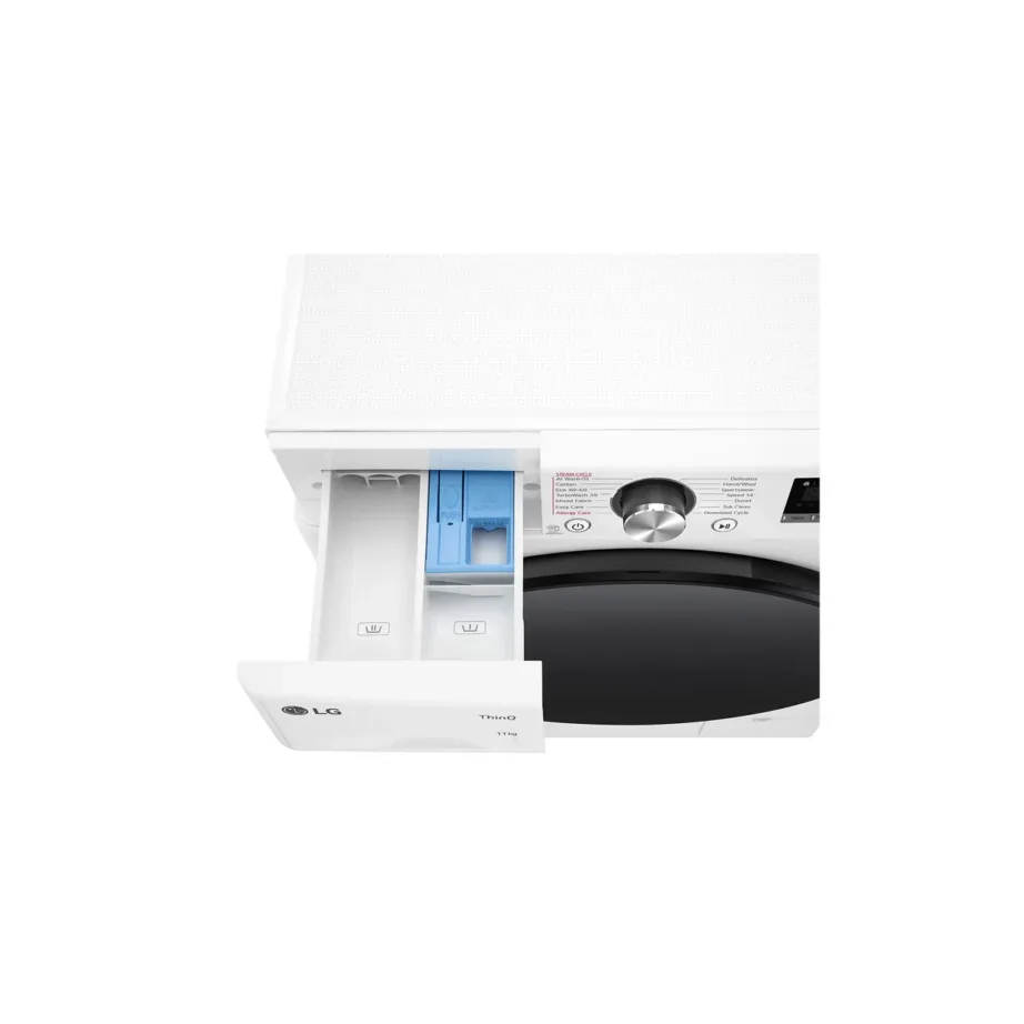 LG F4WR711S2W 11 kg valge A-klassi eestlaetav pesumasin, aurufunktsioon, Wi-Fi, 60 cm - 15