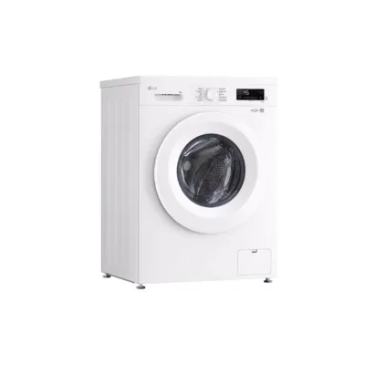 valge eestlaetav pesumasin 8 kg LG F4X1008NWH eesvaates