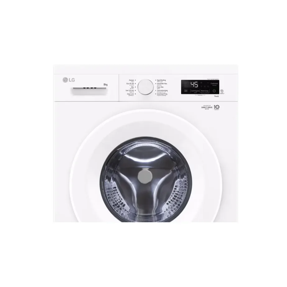 LG F4X1008NWH 8 kg valge eestlaetav pesumasin aurufunktsiooniga 60 cm - 8