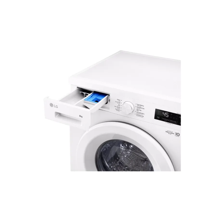 LG F4X1008NWH 8 kg valge eestlaetav pesumasin aurufunktsiooniga 60 cm - 9