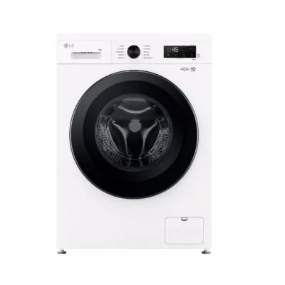 valge LG eestlaetav pesumasin 8 kg eestvaates