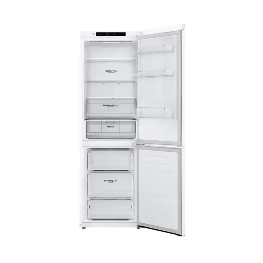 LG GBB61SWJMN 60 cm valge No Frost kombikülmik 341 L LED-ekraaniga – 2