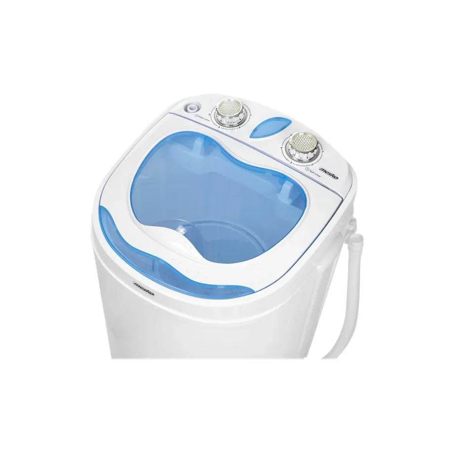Mesko MS 8053 36 cm valge poolautomaatne pealtlaetav pesumasin 3 kg – 6
