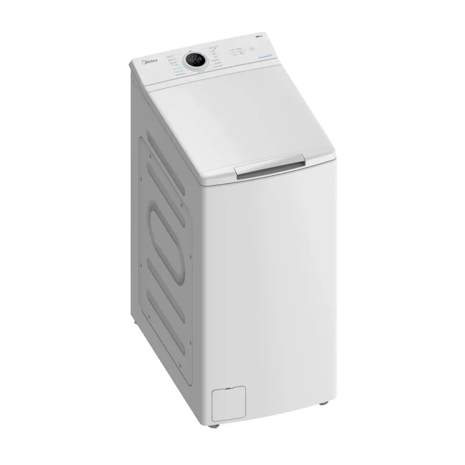 Midea MF100T60B/W-HR 40 cm valge pealtlaetav pesumasin 6 kg aurufunktsiooniga