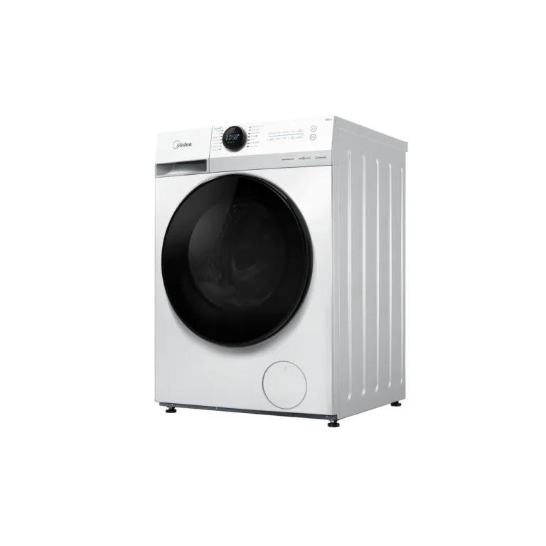 valge 8 kg pesumasin kuivatiga Midea MF200D80WB/W-HR vasak külg