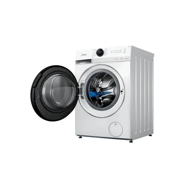 valge 8 kg esilaetav pesumasin Midea MF200W80WB/W-HR eestvaade