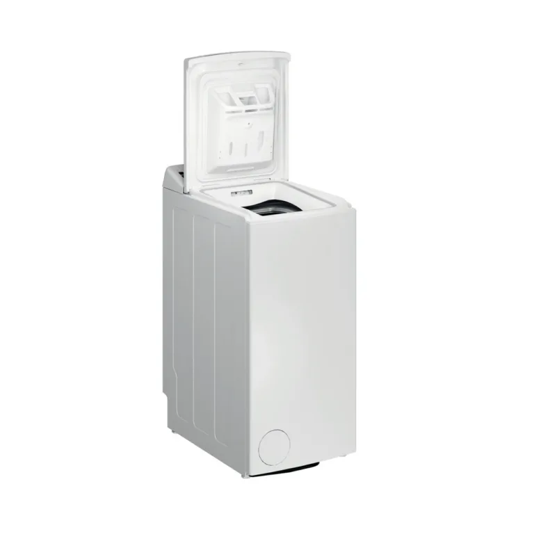 valge pealtlaetav pesumasin 7 kg Whirlpool avatud kaanega