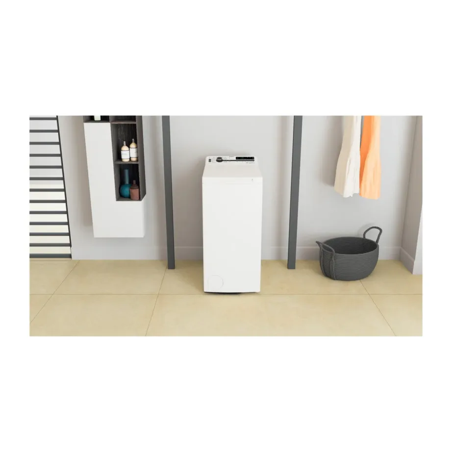 Whirlpool TDLRB 7232BS EU 40 cm valge pealtlaetav pesumasin 7 kg LED-ekraaniga – 6