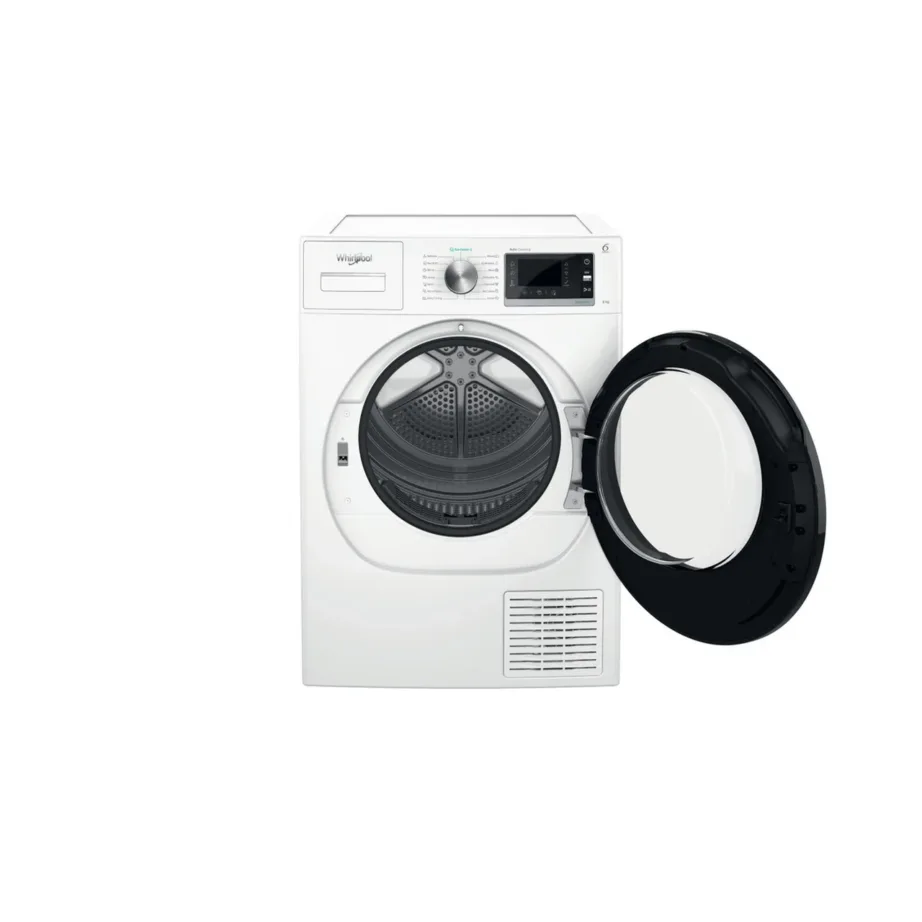 Whirlpool W6 D84WB EE 8 kg valge soojuspumbaga kuivati LCD-ekraaniga 60 cm – 4