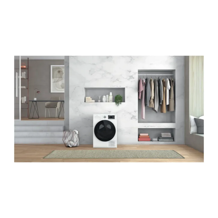 Whirlpool W6 D84WB EE 8 kg valge soojuspumbaga kuivati LCD-ekraaniga 60 cm – 5
