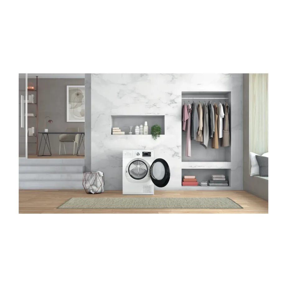 Whirlpool W6 D84WB EE 8 kg valge soojuspumbaga kuivati LCD-ekraaniga 60 cm – 6