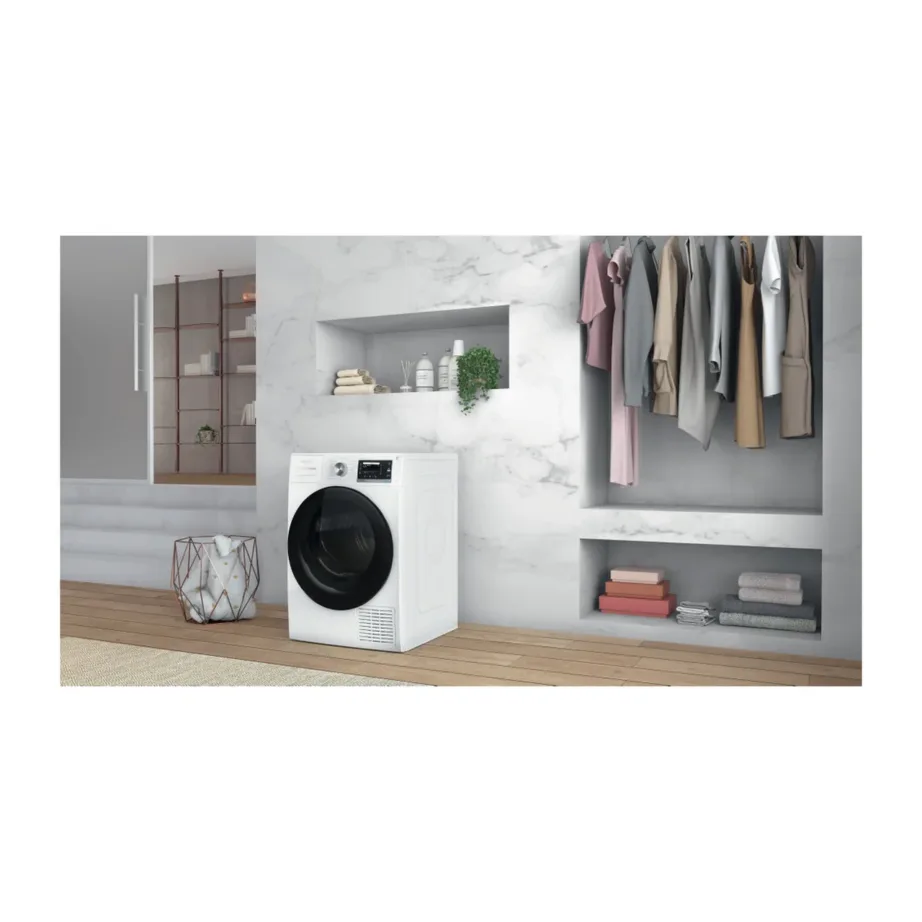 Whirlpool W6 D84WB EE 8 kg valge soojuspumbaga kuivati LCD-ekraaniga 60 cm – 7