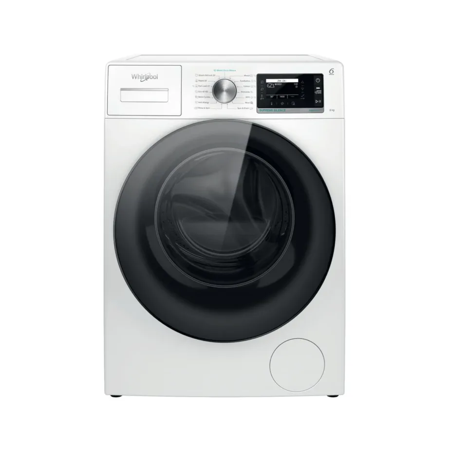 Whirlpool W7X 89 SILENCE EE 8 kg valge eestlaetav pesumasin LCD-ekraaniga 60 cm – 3