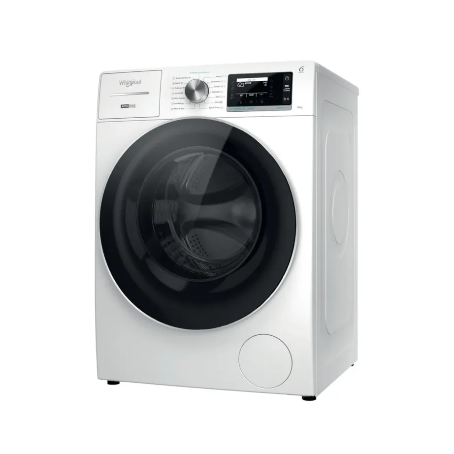 Whirlpool W8 99AD SILENCE EE 9 kg eestlaetav pesumasin A-klassi 60 cm valge aurufunktsiooniga