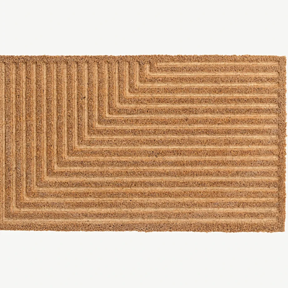 Naturaalsest kookoskiust uksematt Jon, lateksist põhjaga, 75 × 45 cm, 30162-107 – 2