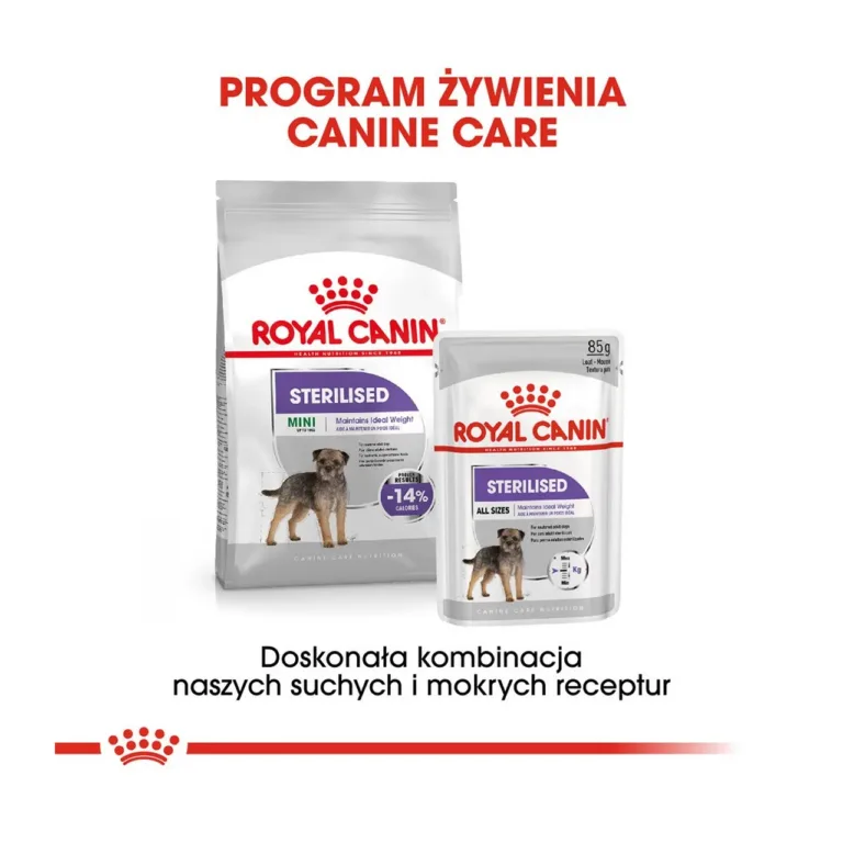 Steriliseeritud väikese koera kuivtoit Royal Canin, erinevad pakendid