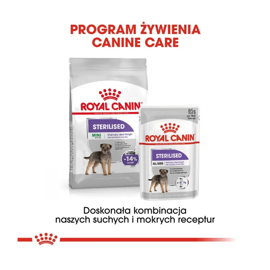 Royal Canin CCN Mini Sterilised 8kg kuivtoit steriliseeritud väikest tõugu täiskasvanud koertele (5–10 kg), kana ja vitamiinidega – 3