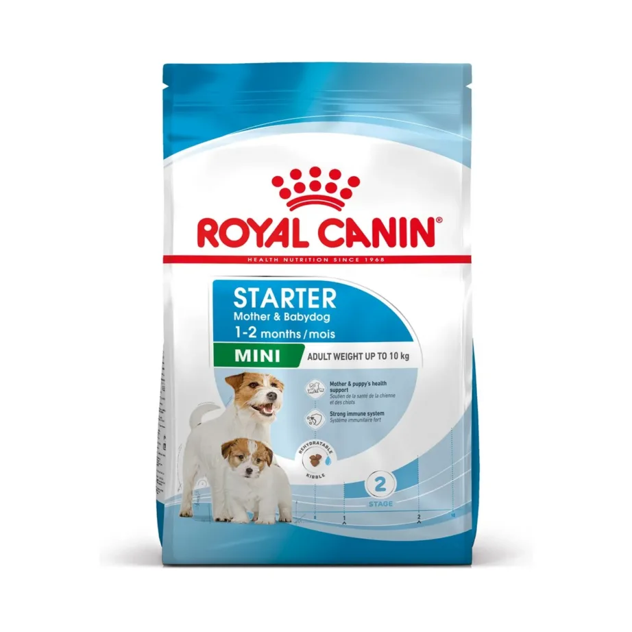 Royal Canin Mini Starter Mother & Babydog 1 kg tasakaalustatud kuivtoit väikest kasvu emastele ja kutsikatele, kanaliha