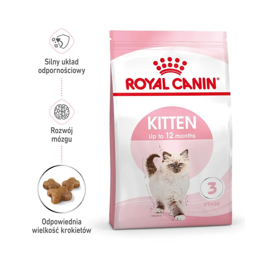 Royal Canin Kitten 2 kg kana ja riisiga kuivtoit kassipoegadele, kasvuperioodiks – 4