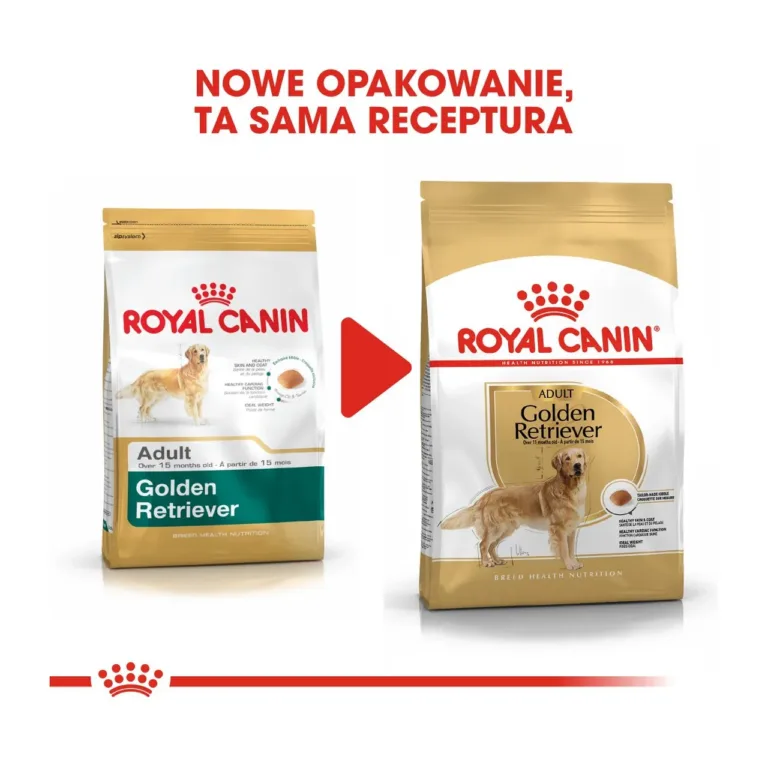 golden retriever kuivtoit 12kg Royal Canin pakendid kõrvuti