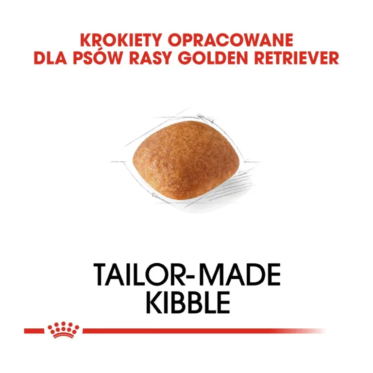 Royal Canin Golden Retriever kujundatud kuivtoidu graanul