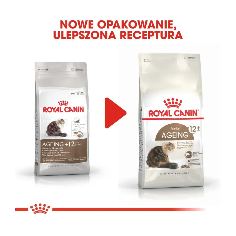 Royal Canin Senior Ageing 12+ kanaga kuivtoit eakale kassile 400 g - 6
