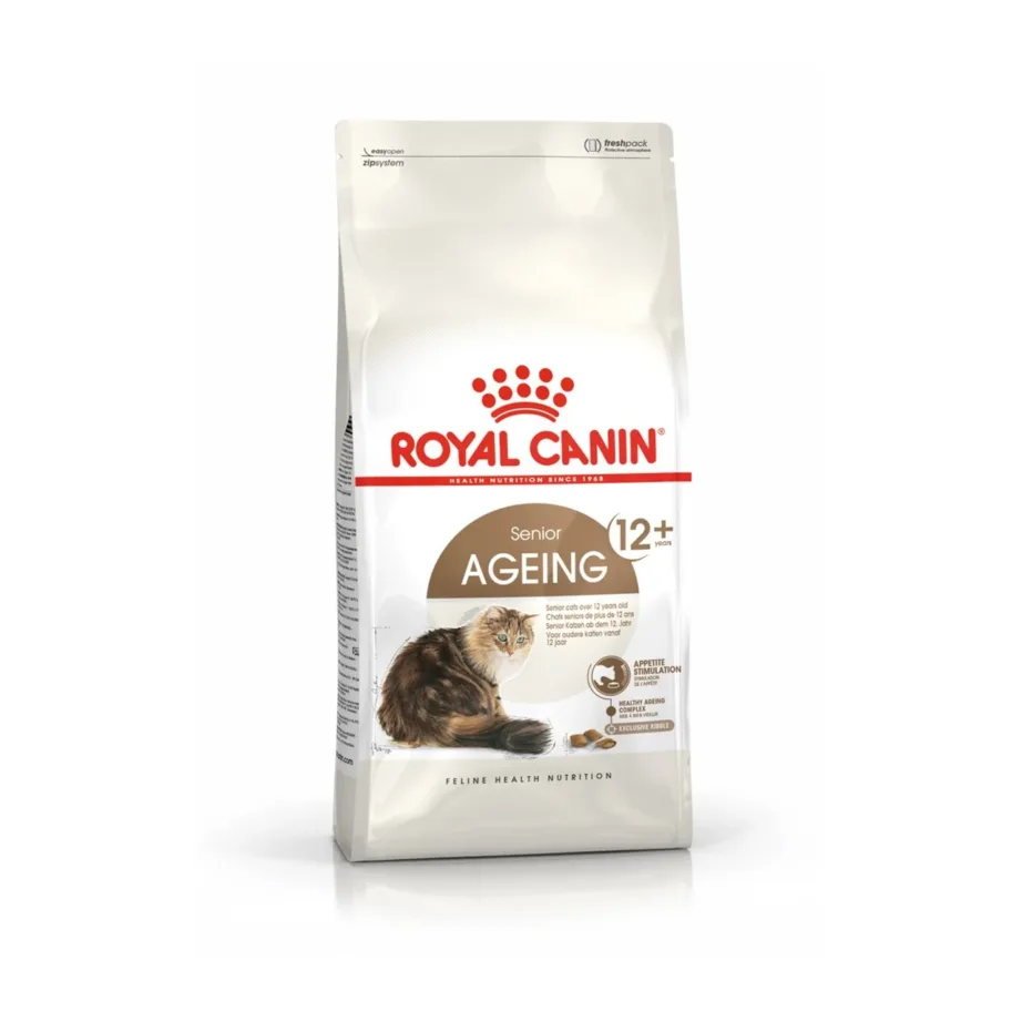 Royal Canin Senior Ageing 12+ kanaga kuivtoit eakale kassile 400 g