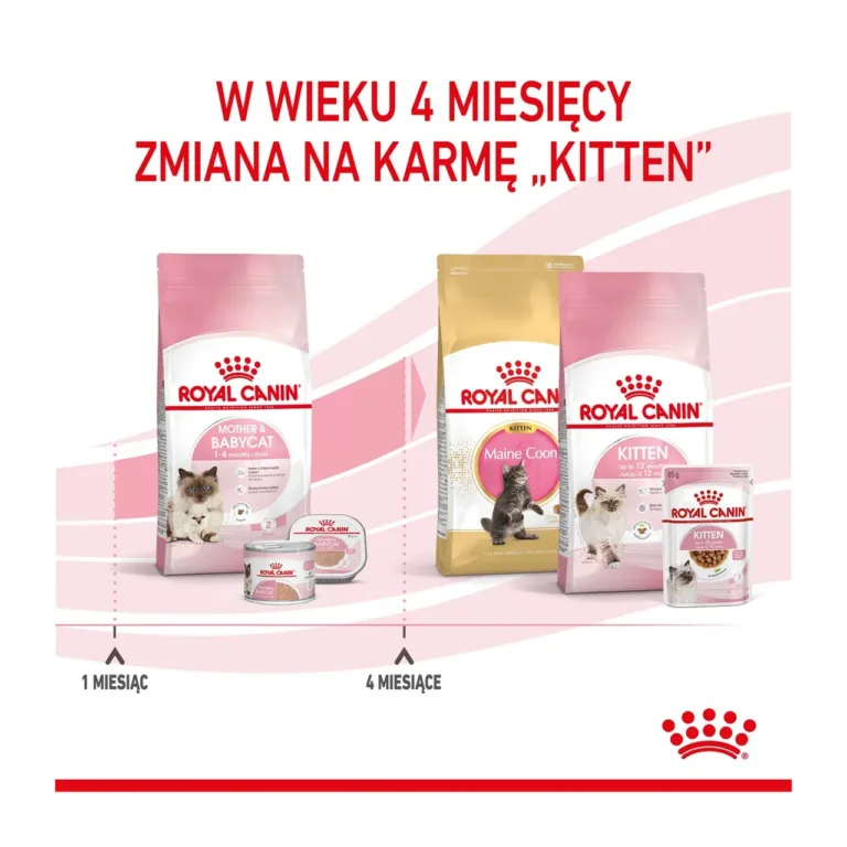 Royal Canin kuivtoidu üleminekusoovitused