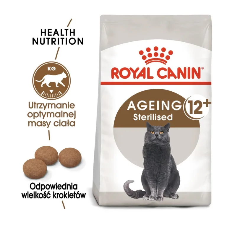 Royal Canin Ageing Sterilised 12+ graanulid ja pakend