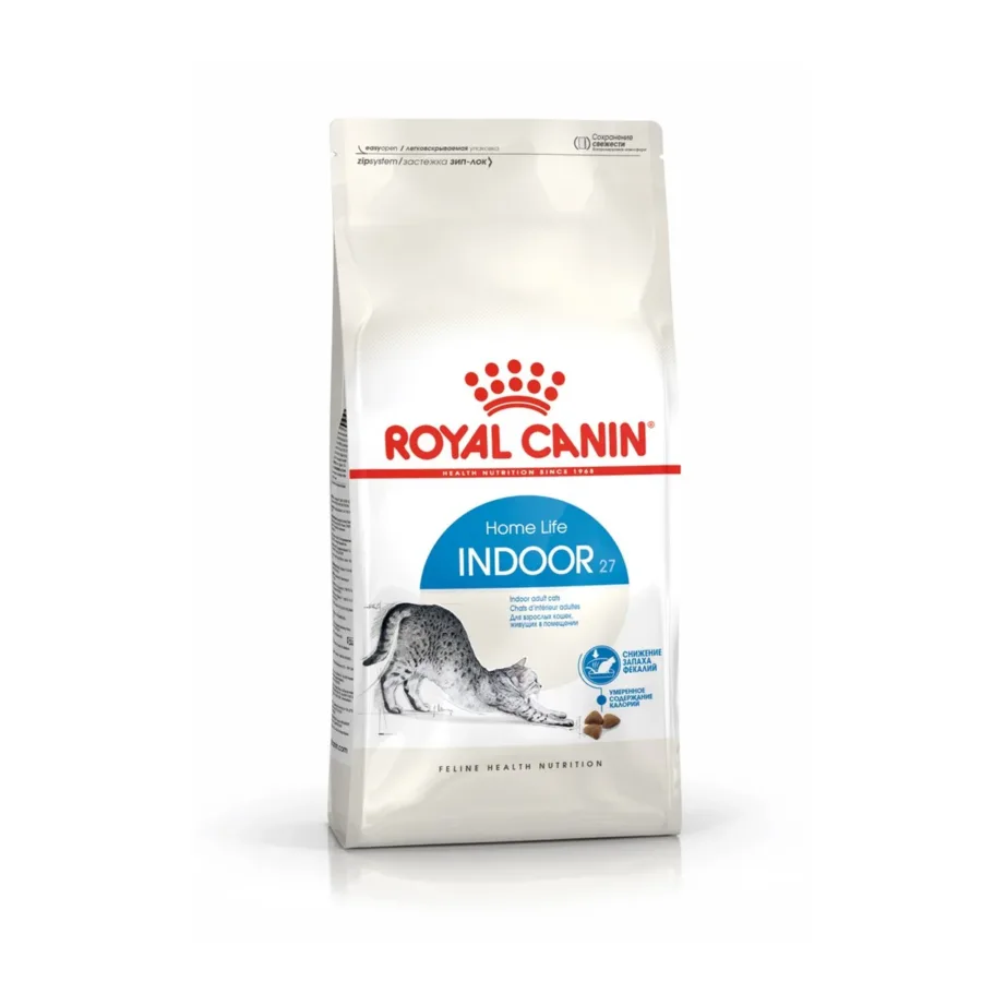 Royal Canin Indoor 27 400 g kuivtoit täiskasvanud toakassidele linnulihaga
