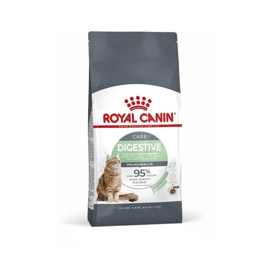 Royal Canin Feline Care Nutrition Digestive Care 10 kg täiskasvanud kasside kuivtoit seedimise toetuseks
