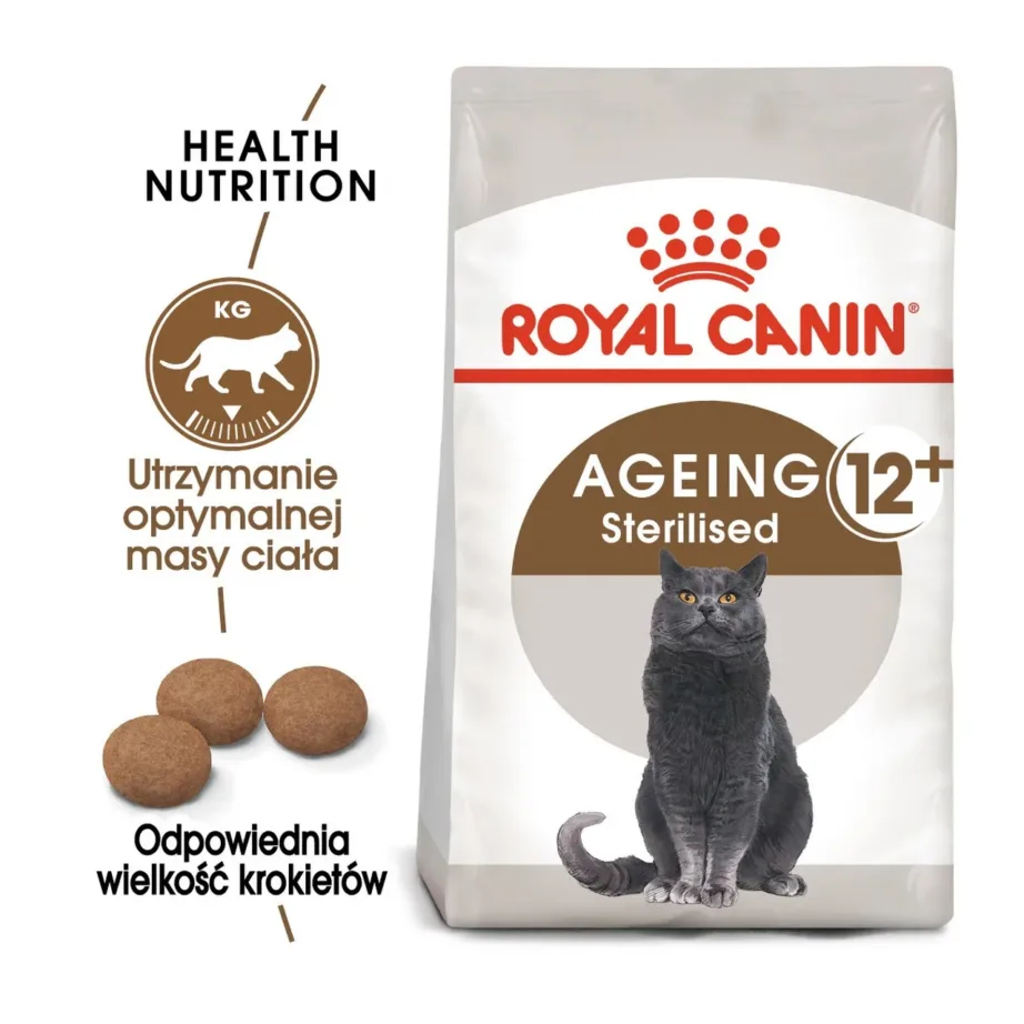 Royal Canin Feline Health Nutrition Senior Ageing Sterilised 12+ 2 kg kuivtoit steriliseeritud eakatele kassidele kanaliha ja köögiviljadega – 7