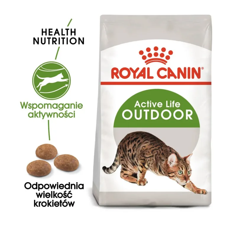 Royal Canin kuivtoit aktiivsele kassile ja toidugraanulid