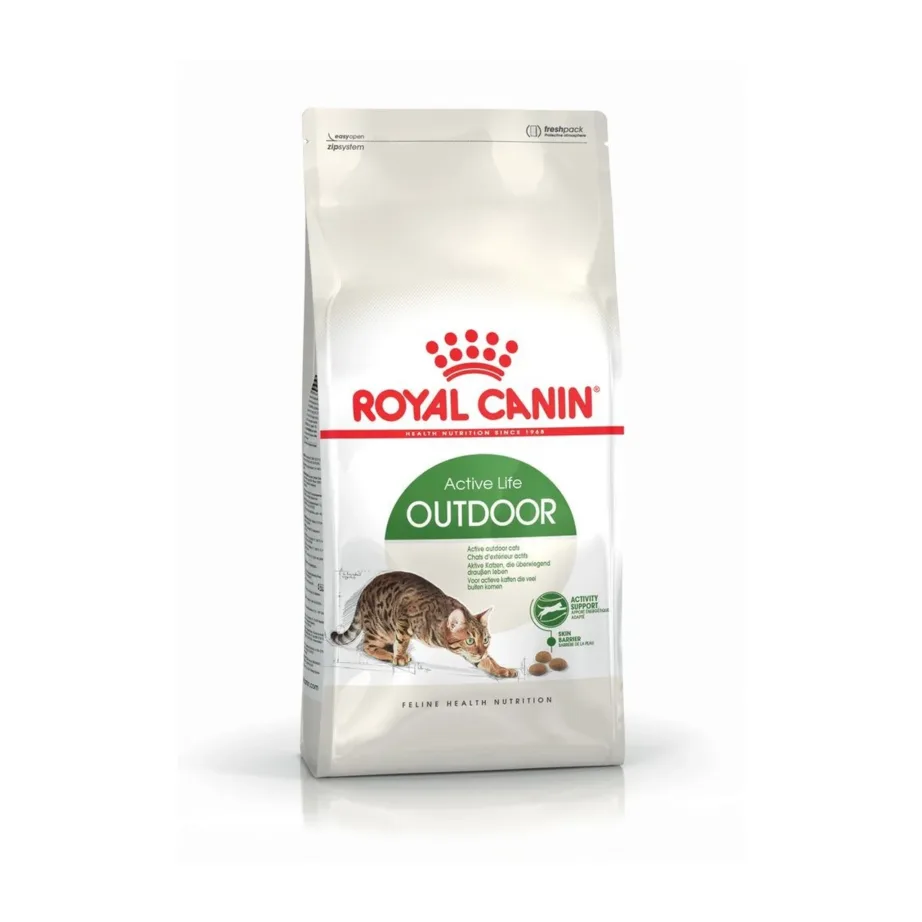 Royal Canin Feline Health Nutrition Active Life Outdoor 4 kg kuivtoit aktiivsetele täiskasvanud kassidele linnulihaga