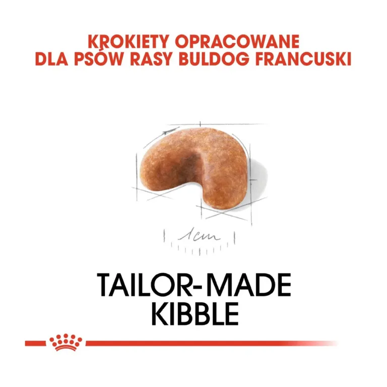 Prantsuse buldogi kutsika kuivtoit spetsiaalne graanul