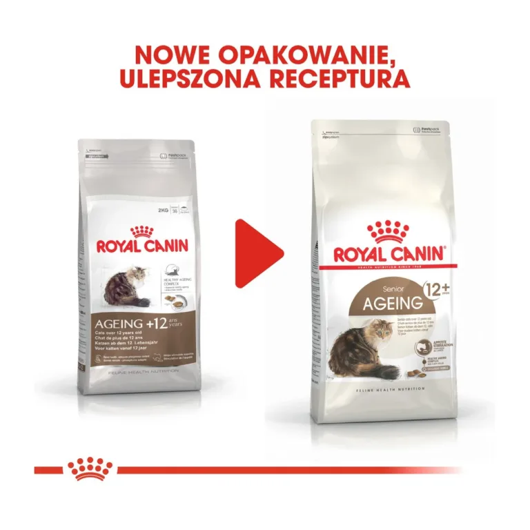 Royal Canin uue ja vana pakendi võrdlus