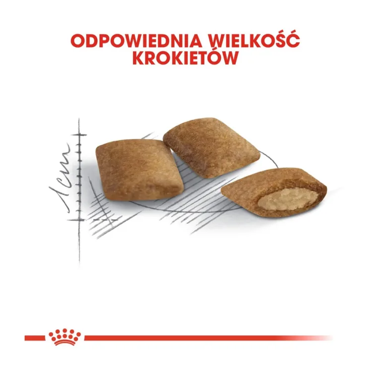 Royal Canin krõbinate kuju ja sisemus