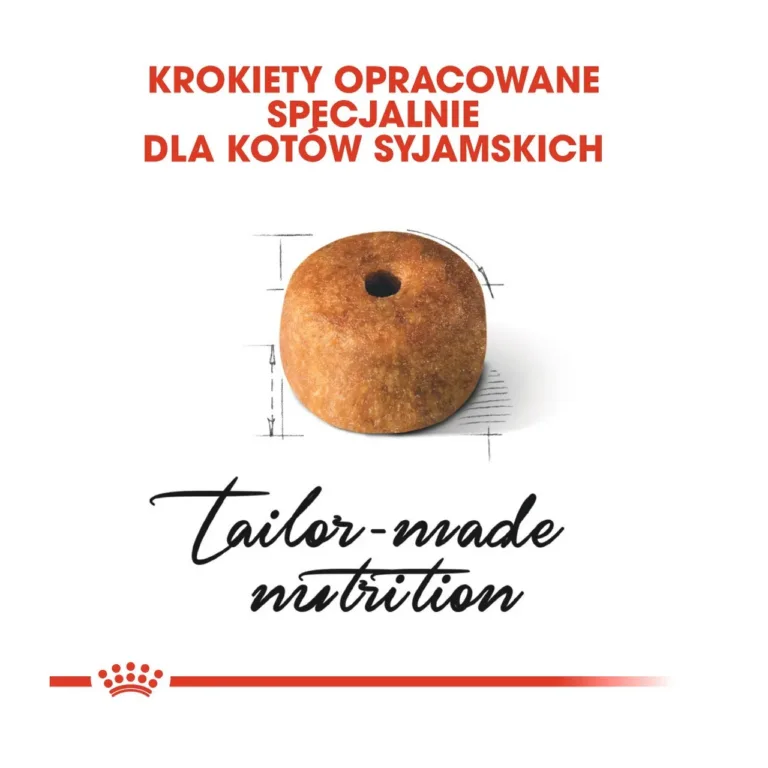 Siiami kassi kuivtoit 2 kg erilise kujuga graanul