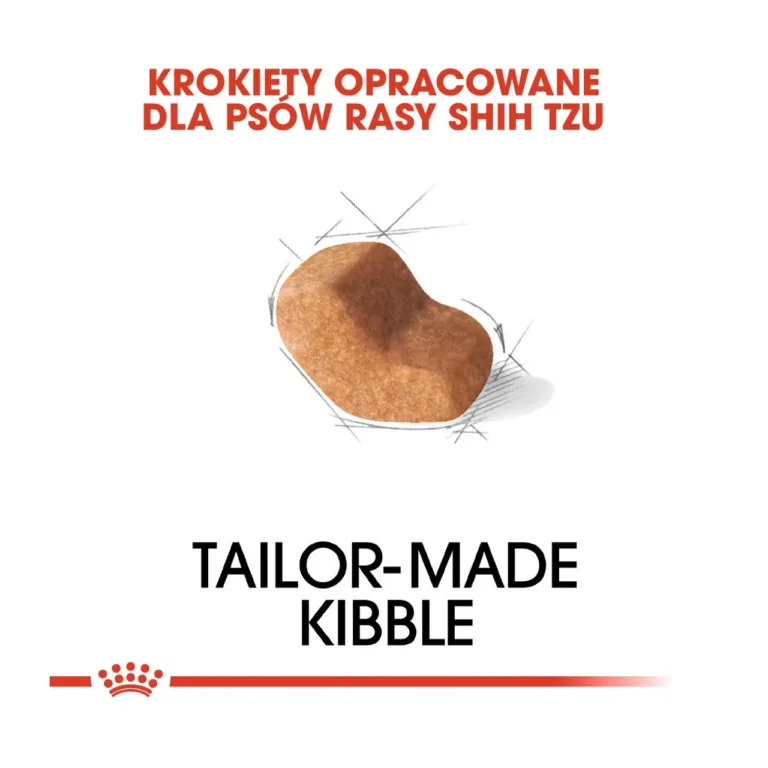 Shih tzu kuivtoidu spetsiaalne graanul täiskasvanud koertele