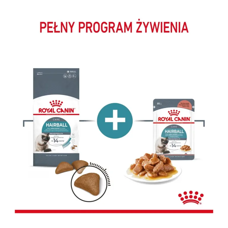 Royal Canin Hairball Care söötmis- ja graanuliprogramm