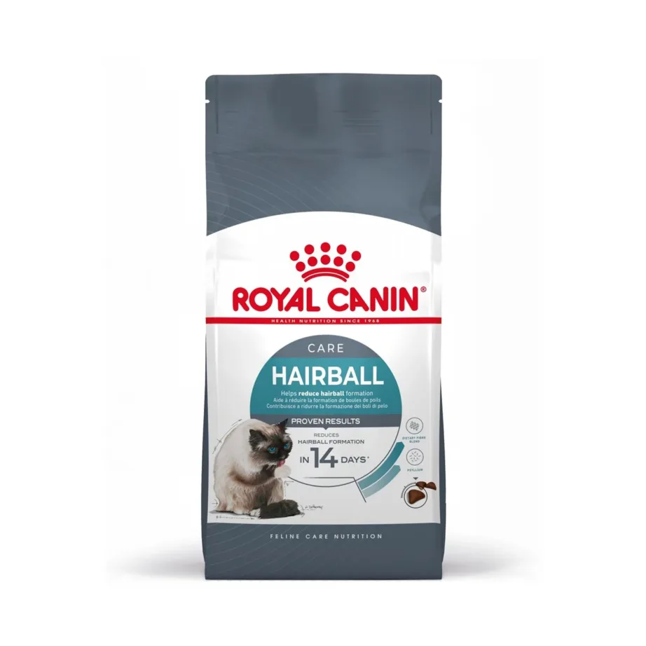 Royal Canin Hairball Care 10 kg kuivtoit kana ja riisiga täiskasvanud kassidele, karvapallide vähendamiseks