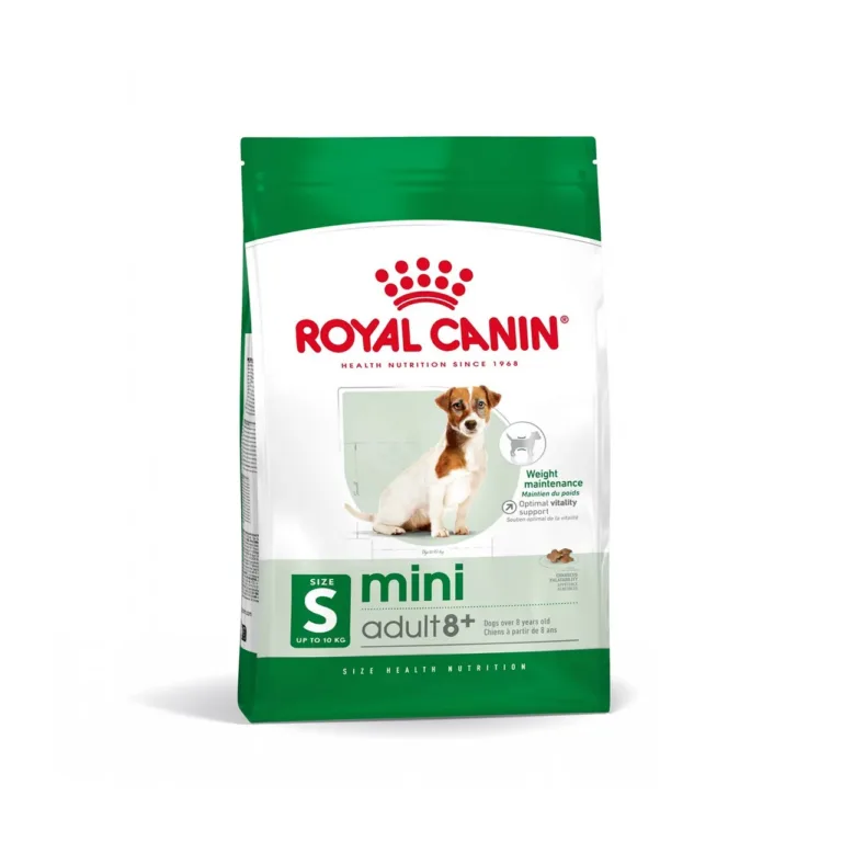 Royal Canin Mini Adult 8+ kuivtoidu pakk väikestele koertele 8 kg