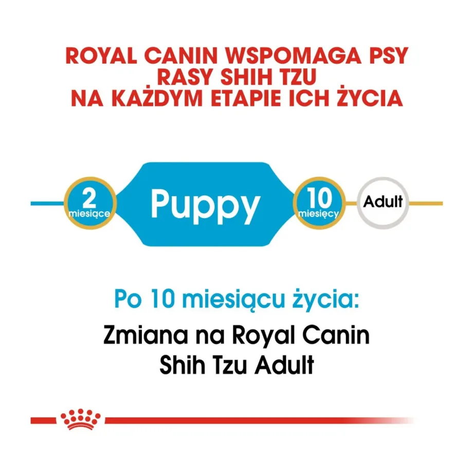 Royal Canin Shih Tzu Puppy 1,5 kg kuivtoit kana ja linnulihaga kutsikatele, naha ja karvkatte tervise toetamiseks – 4