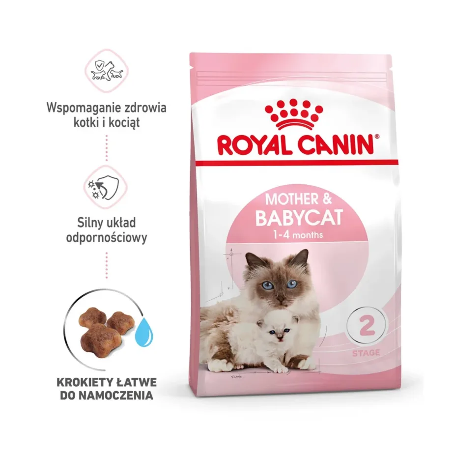 Royal Canin Mother & Babycat 4 kg kuiv kana maitsega täissööt tiinetele, imetavatele emastele ja 1–4 kuu vanustele kassipoegadele – 9