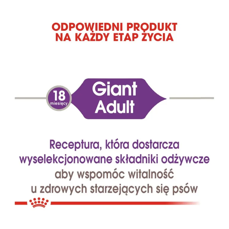 Royal Canin Giant Adult 18+ kuud info ja eelised