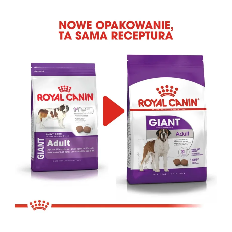 Royal Canin Giant Adult 15 kg kuivtoit täiskasvanud hiidkoertele liigeste toetuseks – 10