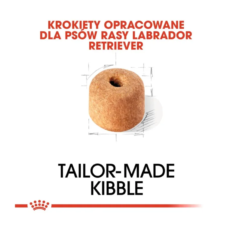 Royal Canin labradori kuivtoidu graanuli detailvaade