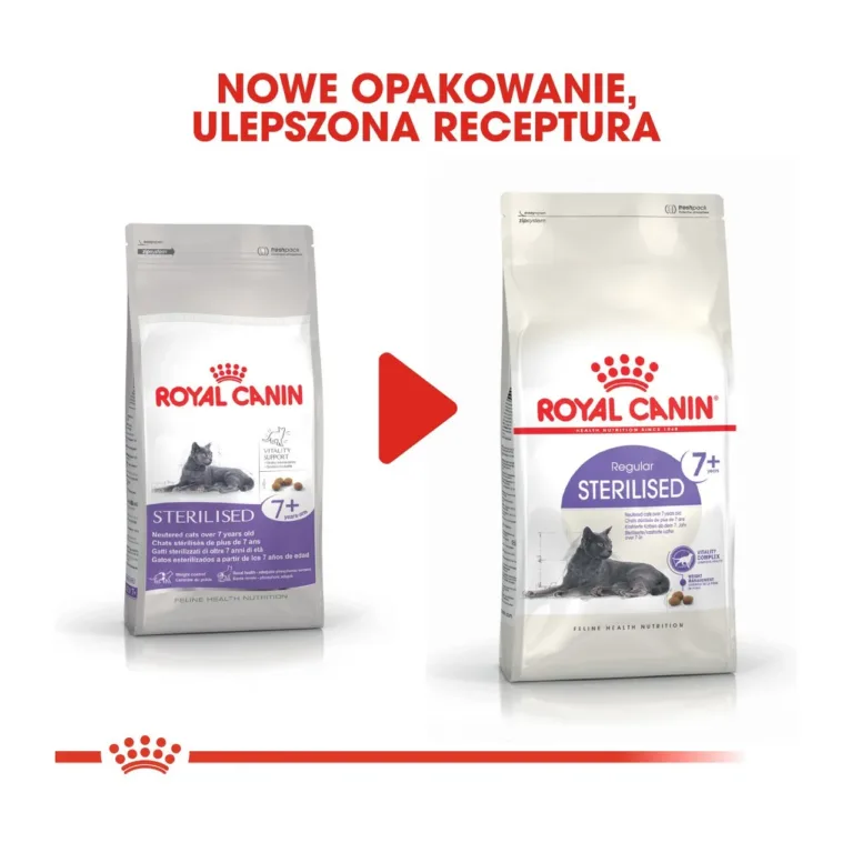 Royal Canin steriliseeritud kassi kuivtoit 10 kg uus ja vana pakend
