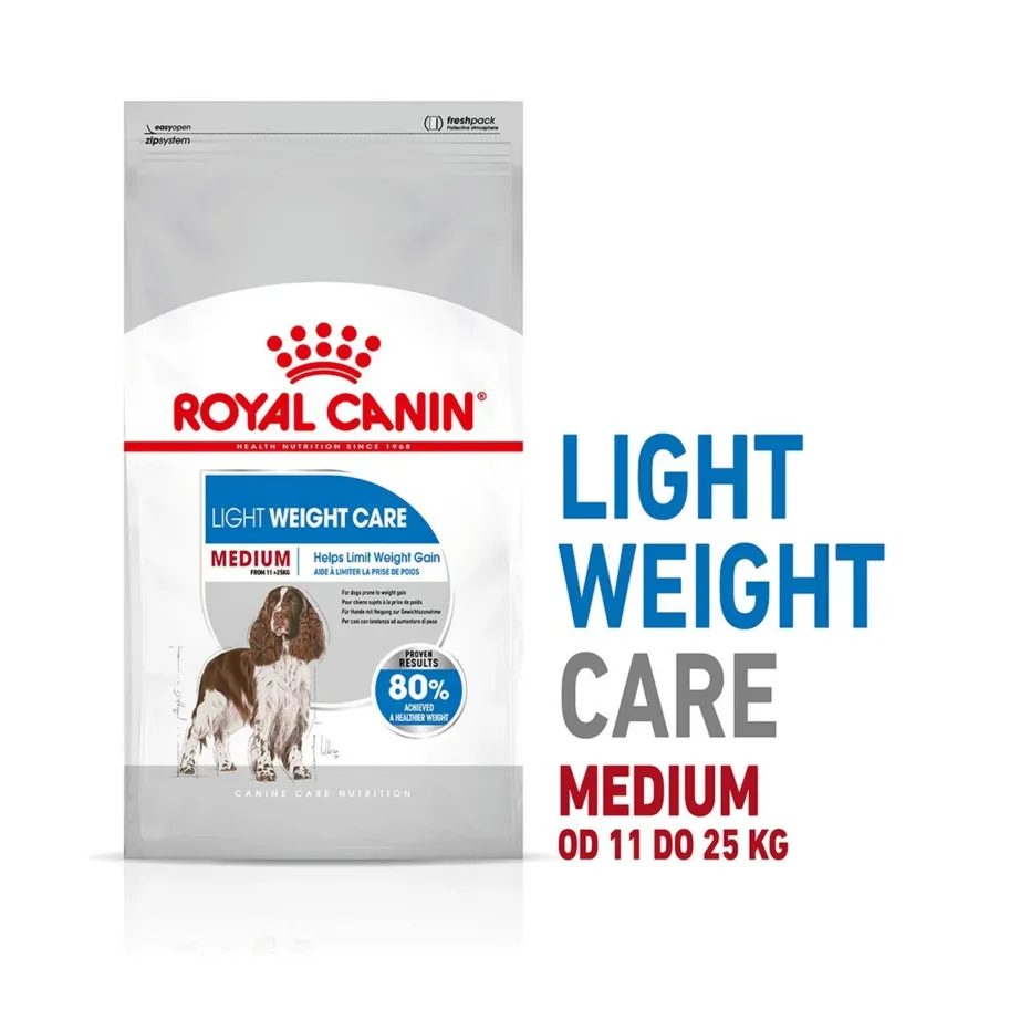 Royal Canin Medium Light Care 3 kg kuivtoit keskmist kasvu täiskasvanud ja steriliseeritud koertele kaaluhalduseks – 2